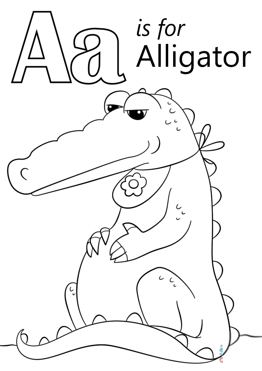 Letter A is for Alligator