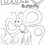 Letter B is for Butterfly