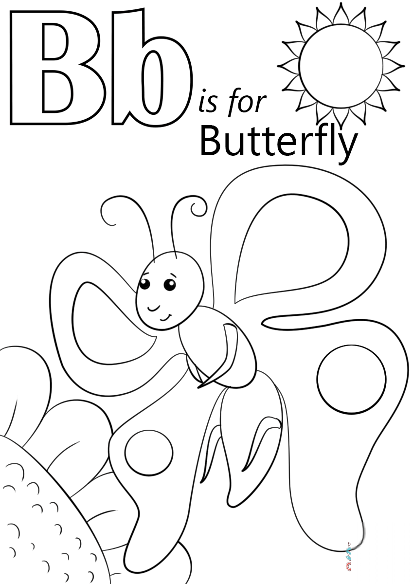 Letter B is for Butterfly
