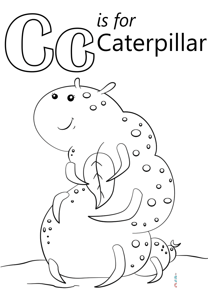 Letter C is for Caterpillar
