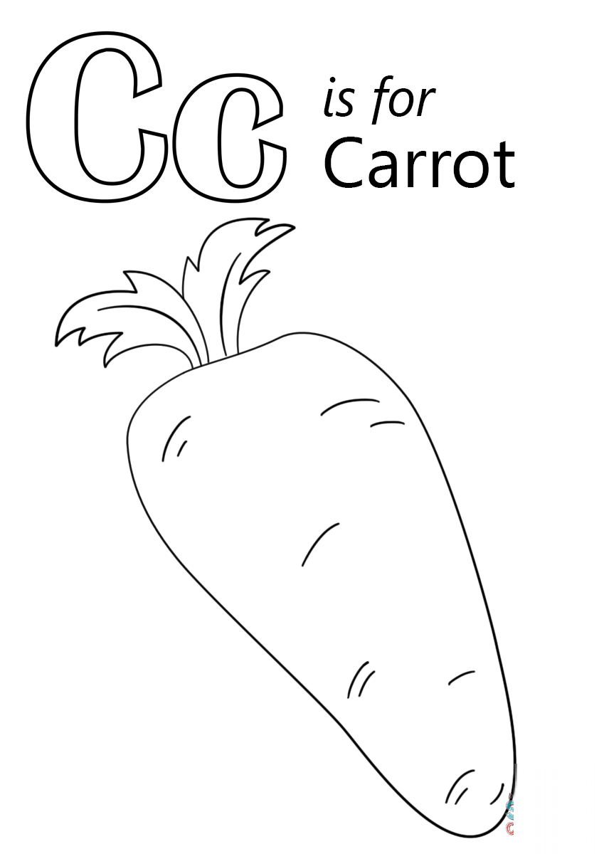 Letter C is for Carrot