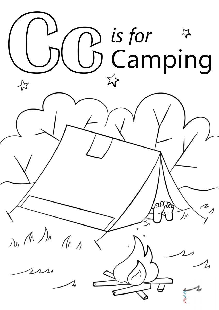Letter C is for Camping
