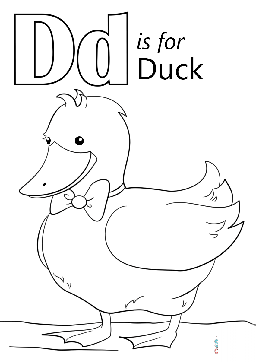 Letter D is for Duck