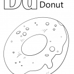Letter D is for Donut