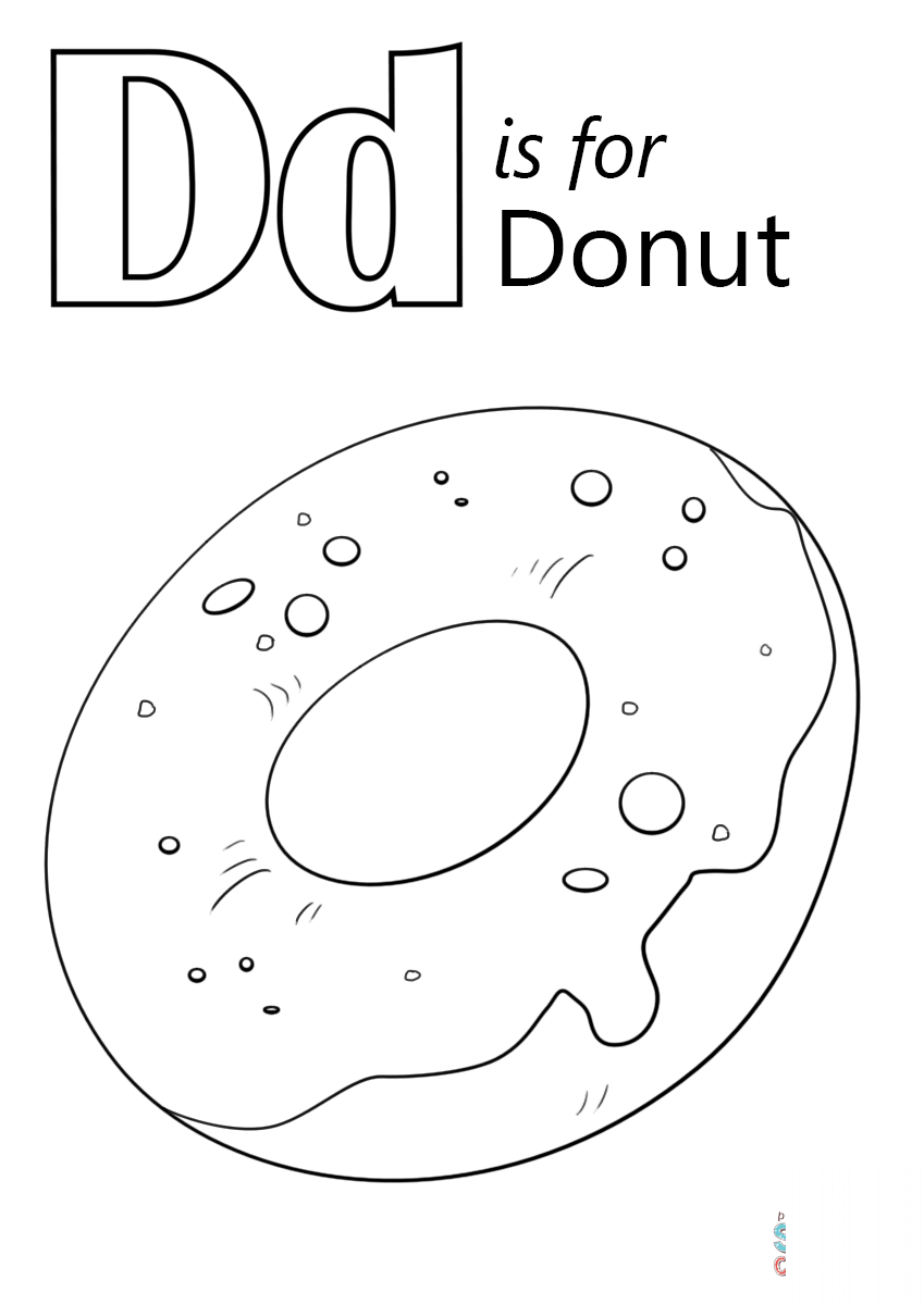 Letter D is for Donut