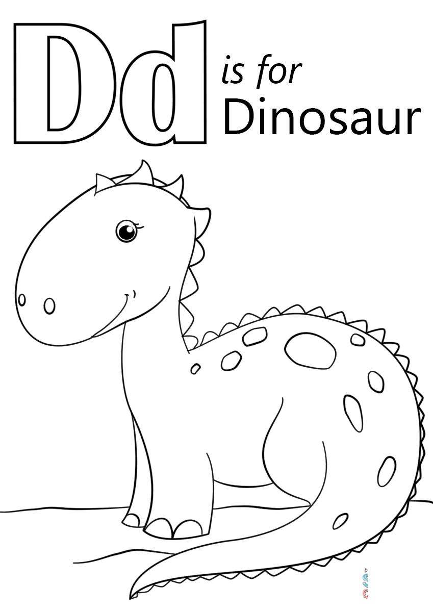 Letter D is for Dinosaur