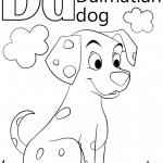 Letter D is for Dalmatian Dog