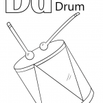 Letter D is for Drum