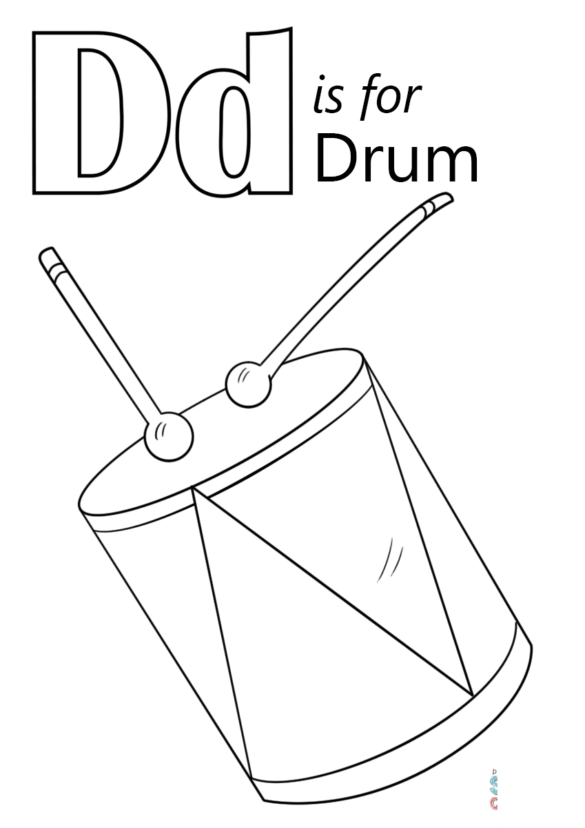Letter D is for Drum