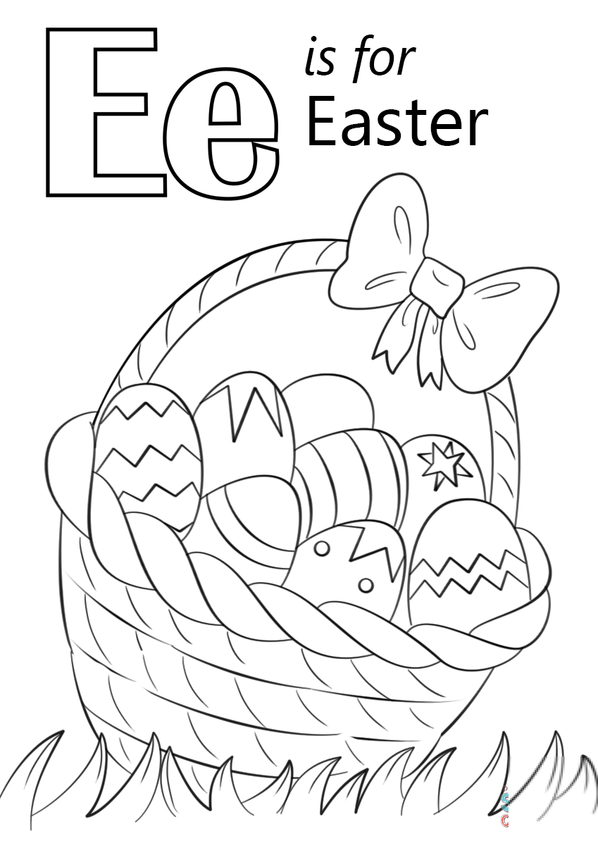 Letter E is for Easter
