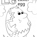 Letter E is for Easter Egg