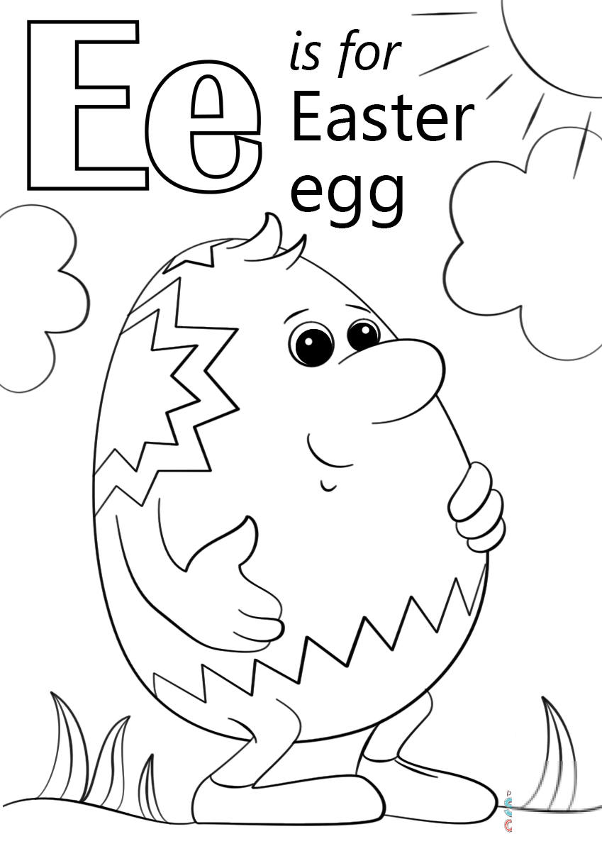 Letter E is for Easter Egg