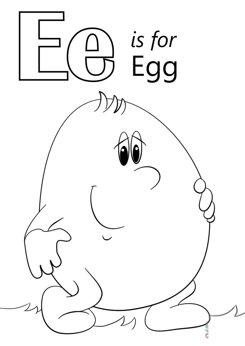 Letter E is for Egg