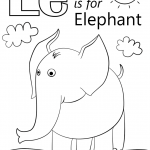 Letter E is for Elephant
