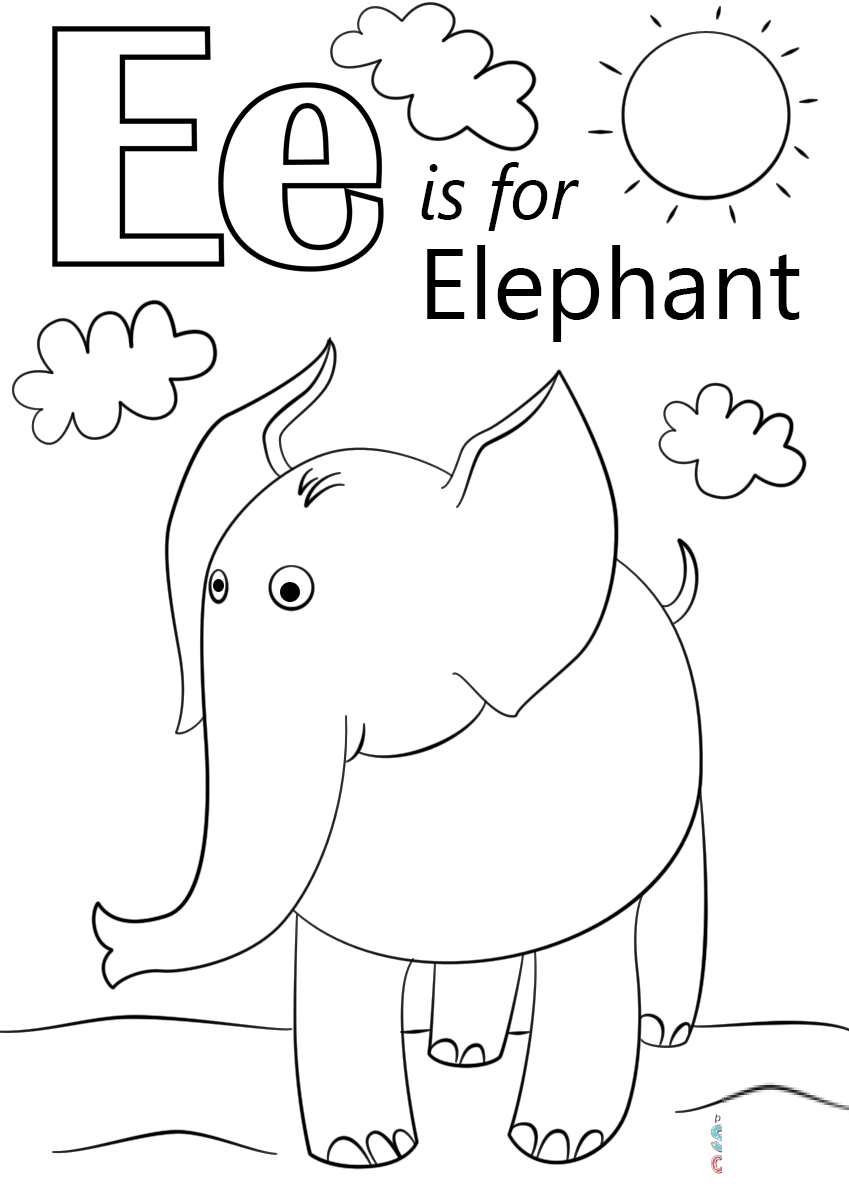 Letter E is for Elephant