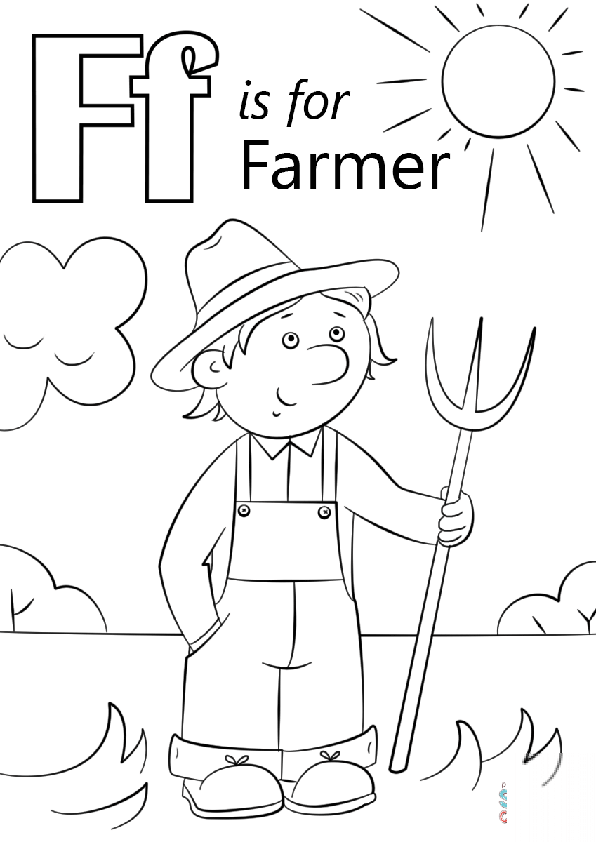 Letter F is for Farmer