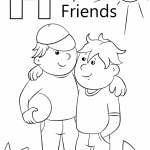 Letter F is for Friends