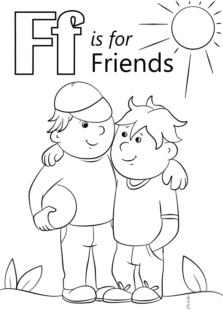 Letter F is for Friends