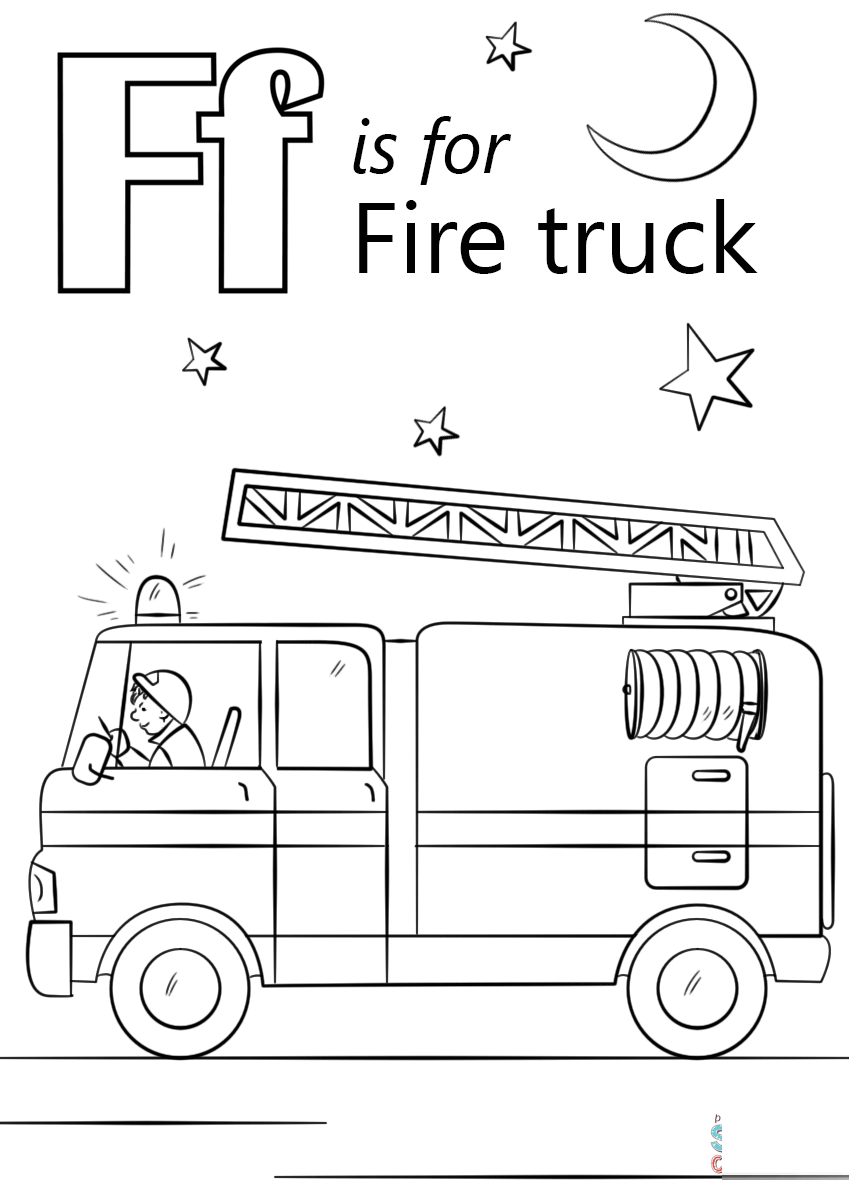 Letter F is for Fire Truck