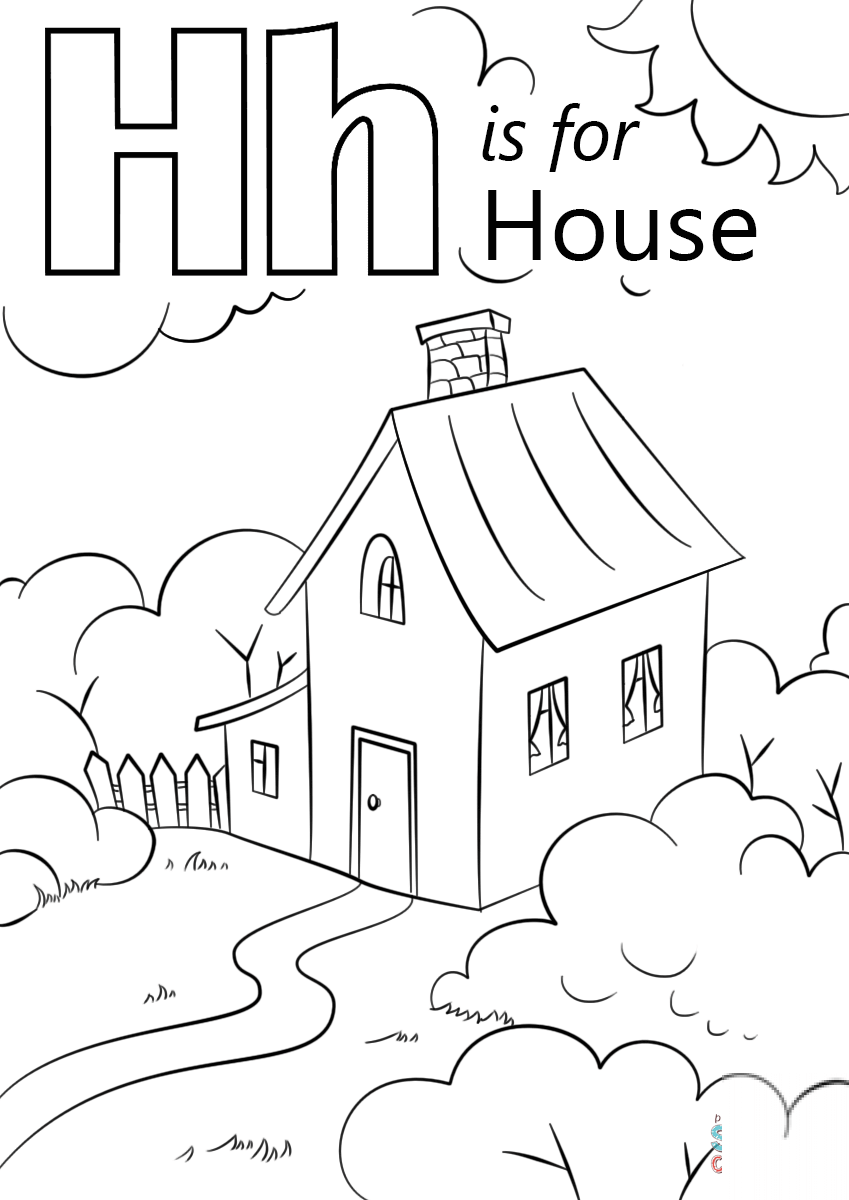 Letter H is for House