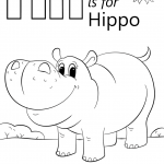 Letter H is for Hippopotamus