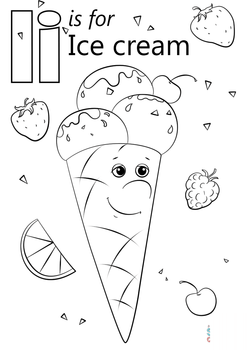Letter I is for Ice Cream