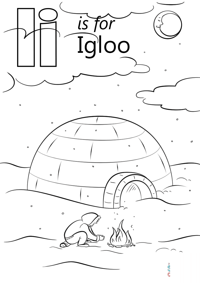 Letter I is for Igloo