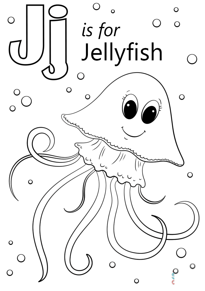Letter J is for Jellyfish