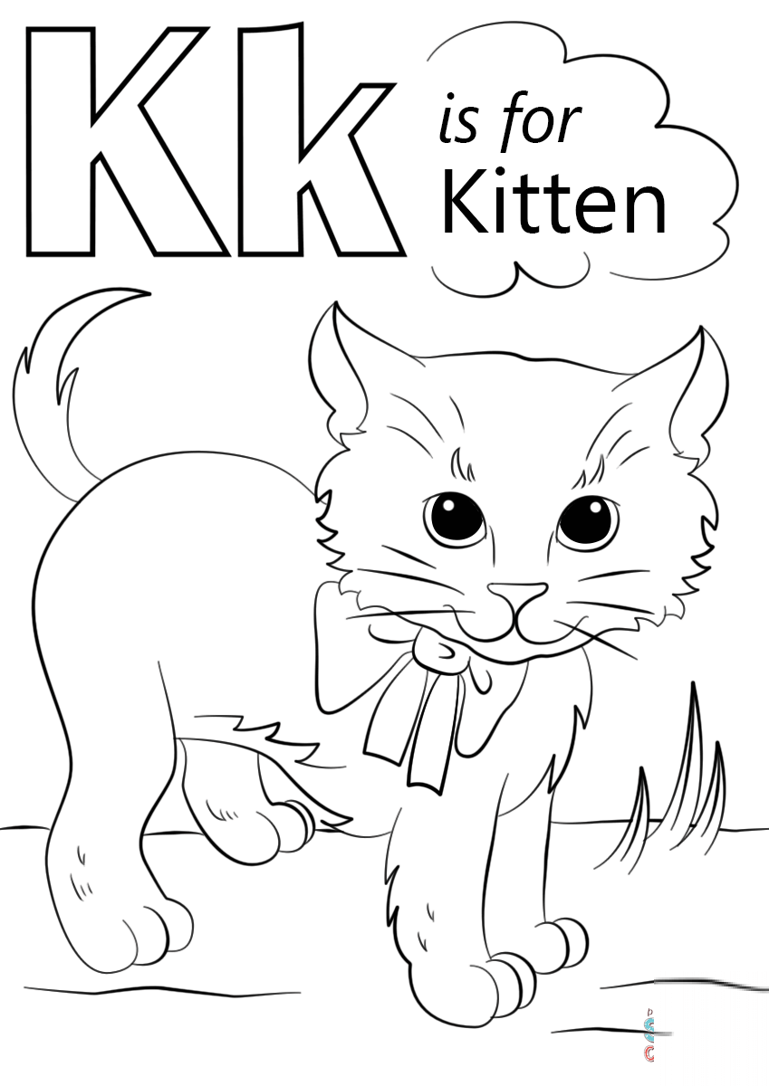 Letter K is for Kitten