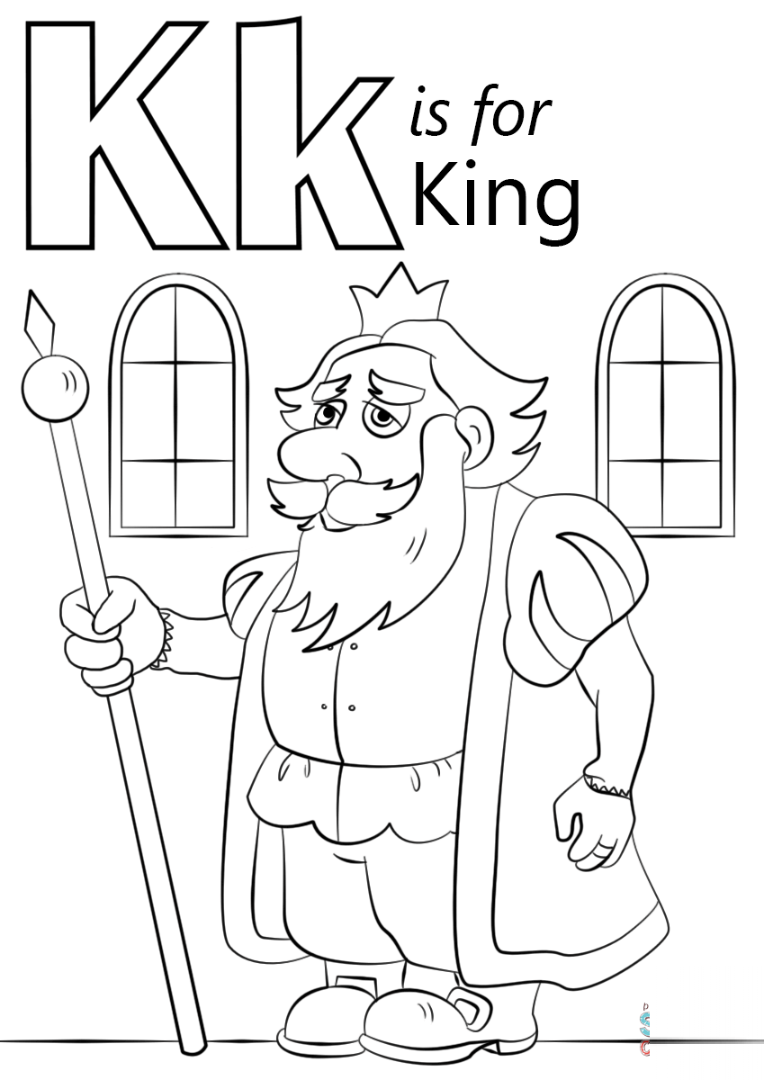 Letter K is for King
