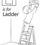 Letter L is for Ladder