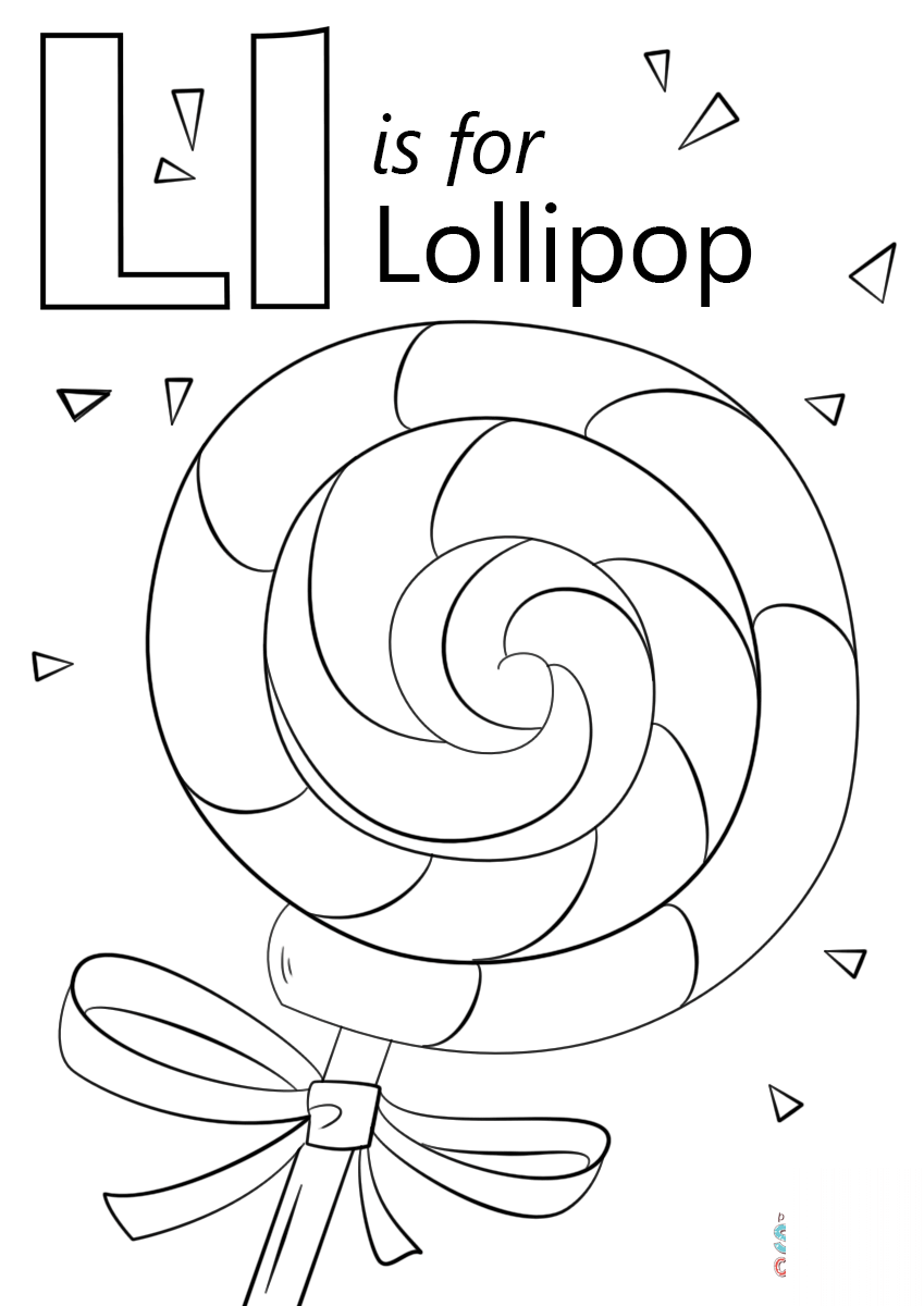 Letter L is for Lollipop