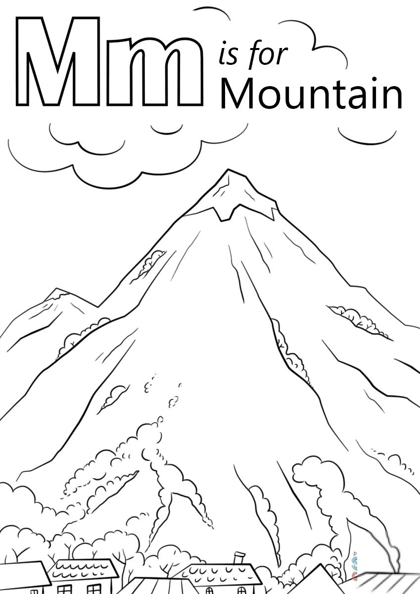 Letter M is for Mountain