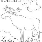 Letter M is for Moose