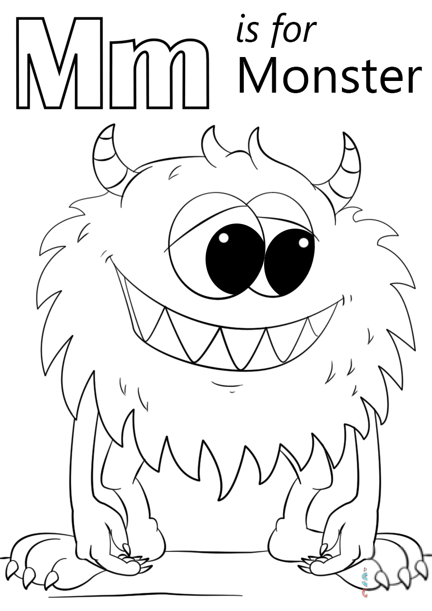 Letter M is for Monster