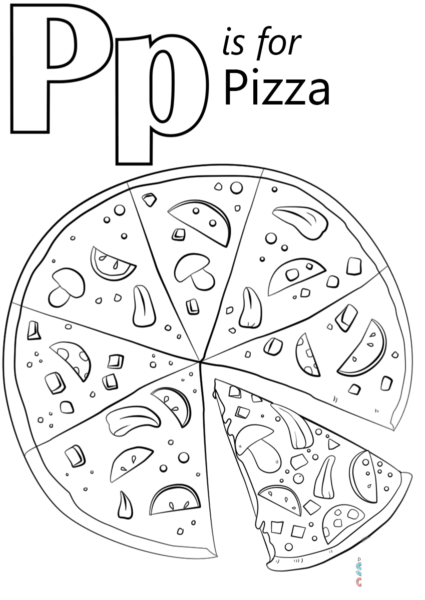 Letter P is for Pizza