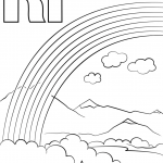 Letter R is for Rainbow