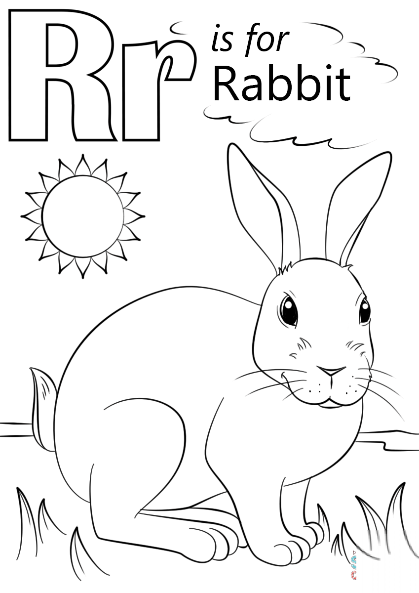 Letter R is for Rabbit