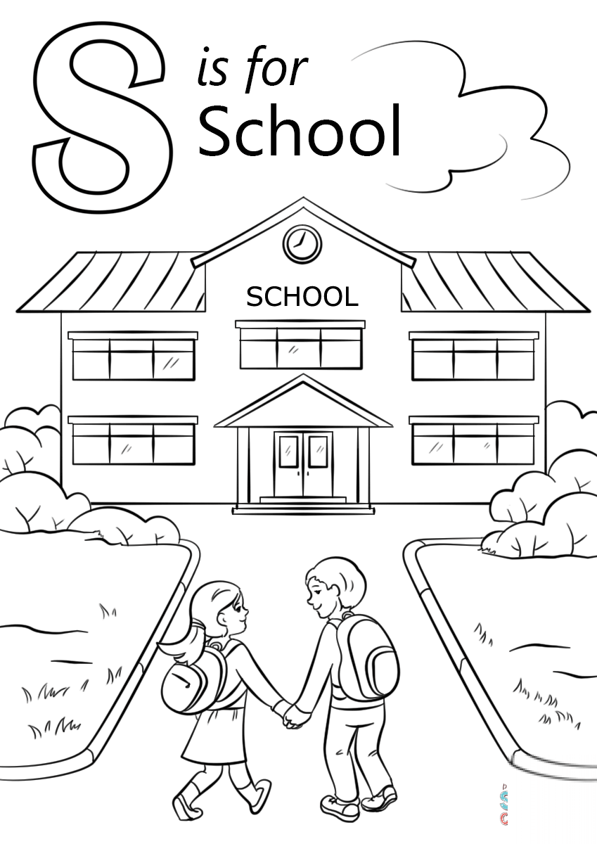 Letter S is for School