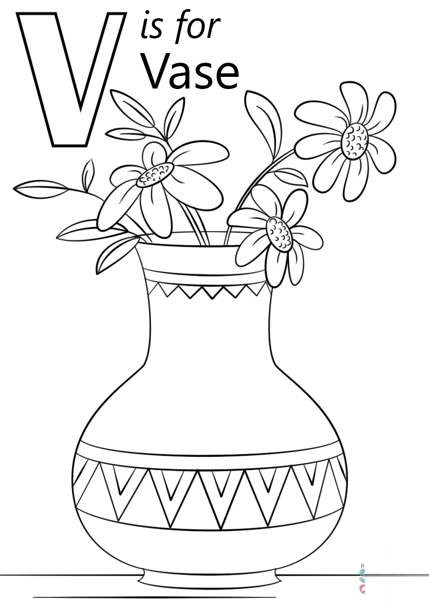 Letter V is for Vase