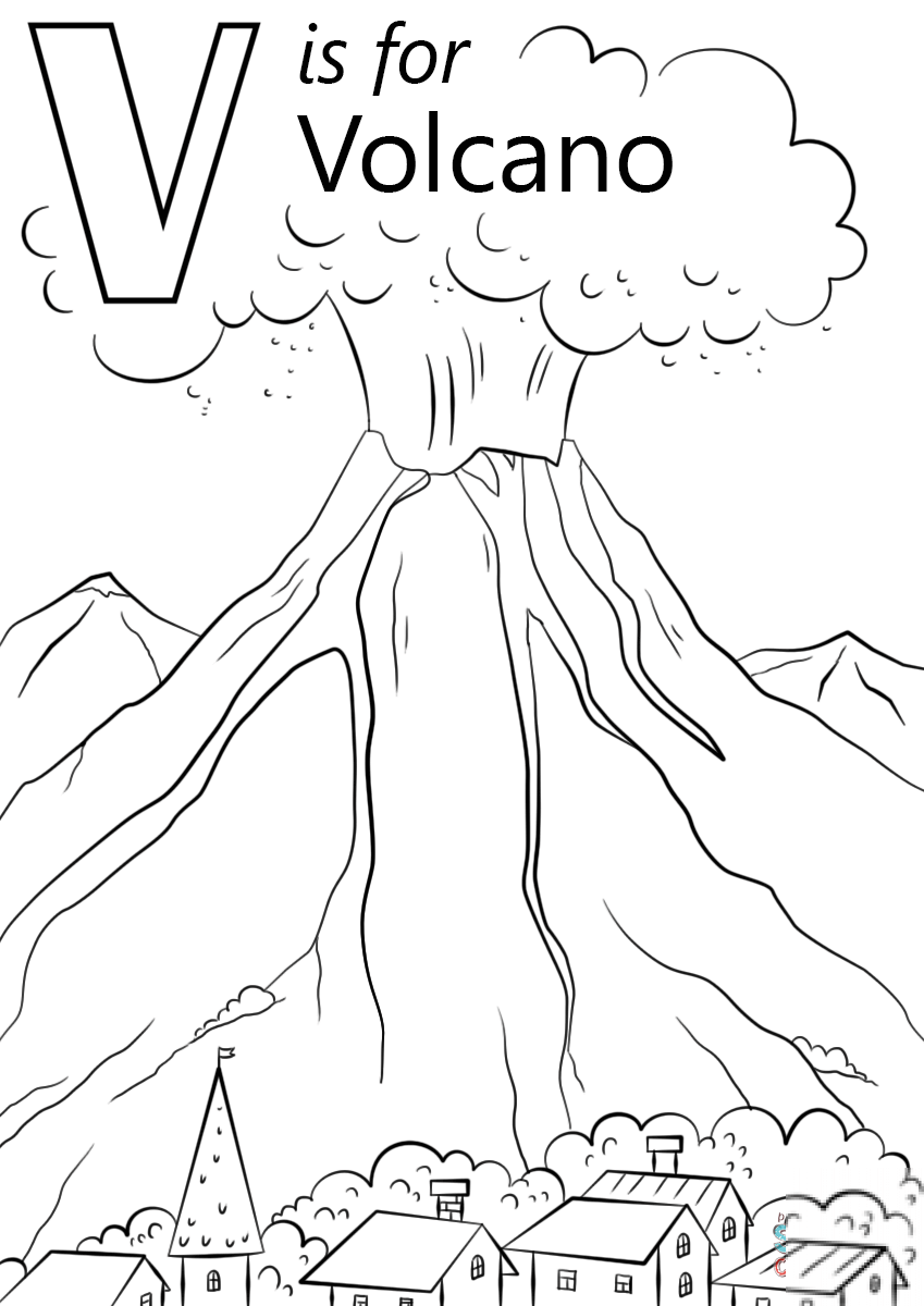V is for Volcano
