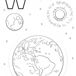 Letter W is for World