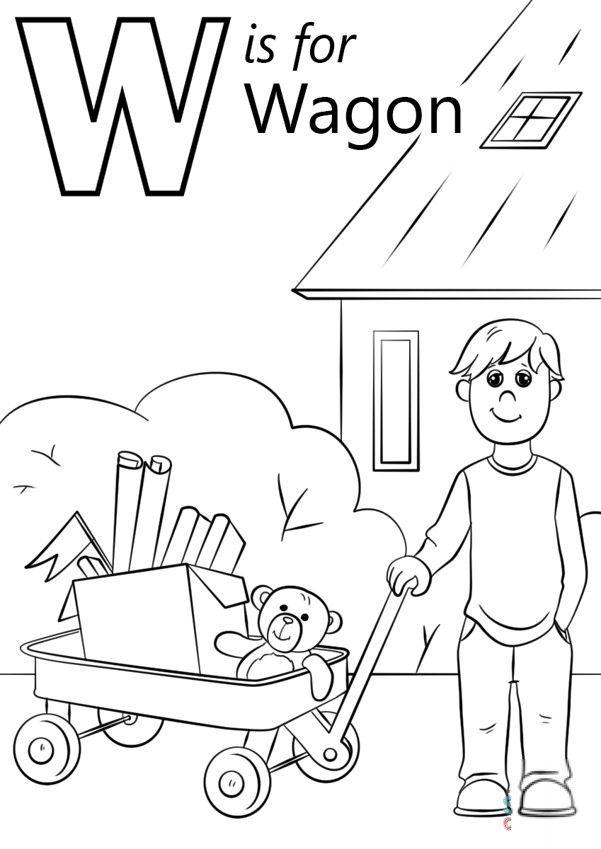 Letter W is for Wagon