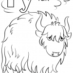 Letter Y is for Yak