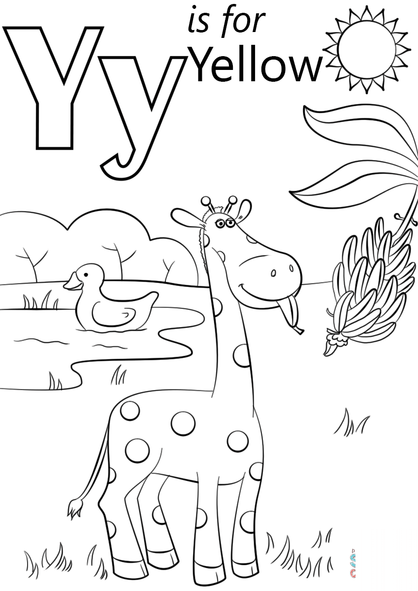 Letter Y is for Yellow