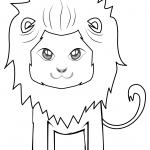 Cute Cartoon Lion