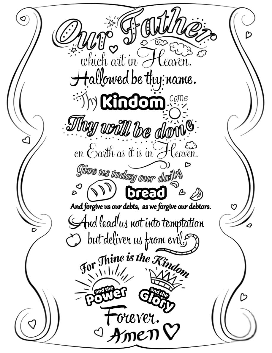 Lord's Prayer Doodle