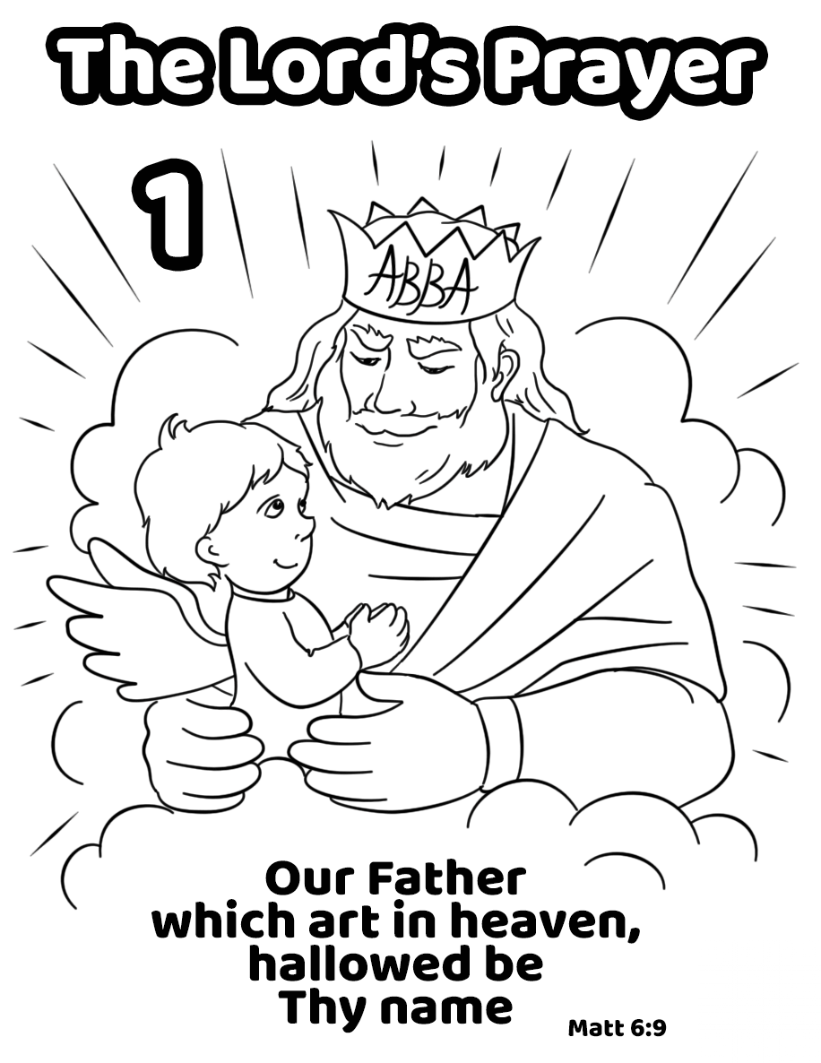 kolorowanka Lord's Prayer