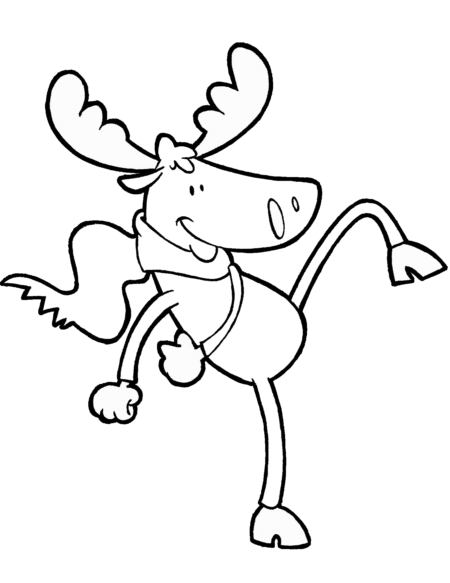 Cartoon Moose