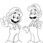 Luigi with Mario